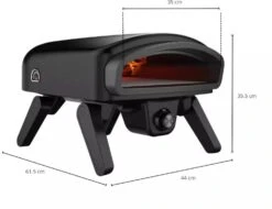 Nero Cooking Pizza Oven - Op Gas Voor Buiten - Zwart - Voor ø 35 Cm Pizza's -Aanbiedingen Keukenkracht Winkel CL productafbeeldingen 33 3