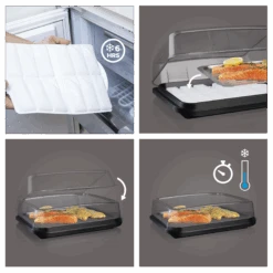 Vacu Vin Koelhoudplaat Active Cool Plate - Zwart -Aanbiedingen Keukenkracht Winkel CoolPlate Instructions 2