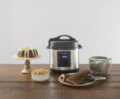 Crockpot Express Slowcooker + Snelkookpan - Uitneembare Binnenpan - 5.6 Liter - CR089 Met Stoommand & Tang) -Aanbiedingen Keukenkracht Winkel Crockpot Express Slowcooker Snelkookpan CR089 5.6 Liter 3