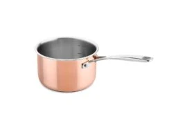 DUCQ Steelpan Met Deksel - Koper - ø 16 Cm / 1.5 Liter -Aanbiedingen Keukenkracht Winkel DU101116 1