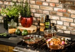 DUCQ Steelpan Met Deksel - Koper - ø 16 Cm / 1.5 Liter -Aanbiedingen Keukenkracht Winkel DUCQ 030