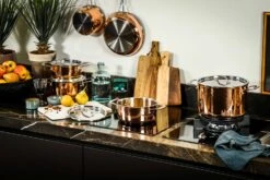 DUCQ Steelpan Met Deksel - Koper - ø 16 Cm / 1.5 Liter -Aanbiedingen Keukenkracht Winkel DUCQ 037