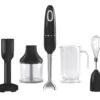 SMEG Staafmixer Set - Turbofunctie - Zwart - HBF22BLEU