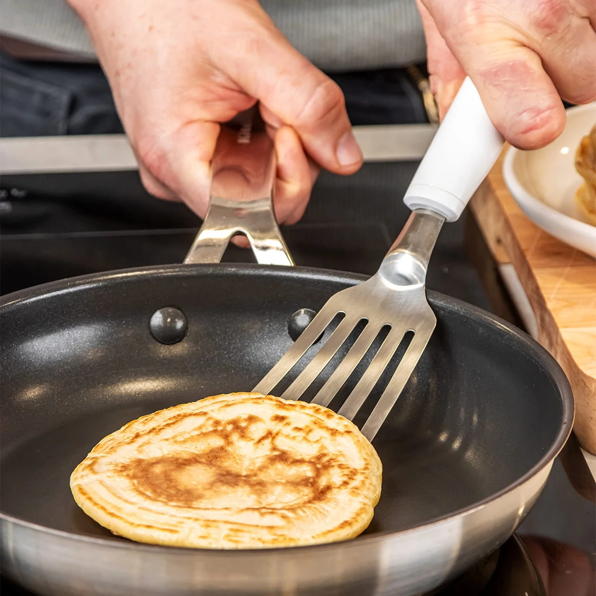 KitchenAid Bakspaan Classic - Zilver / Wit 3 KitchenAid Bakspaan Classic - Zilver / Wit - Afbeelding 3