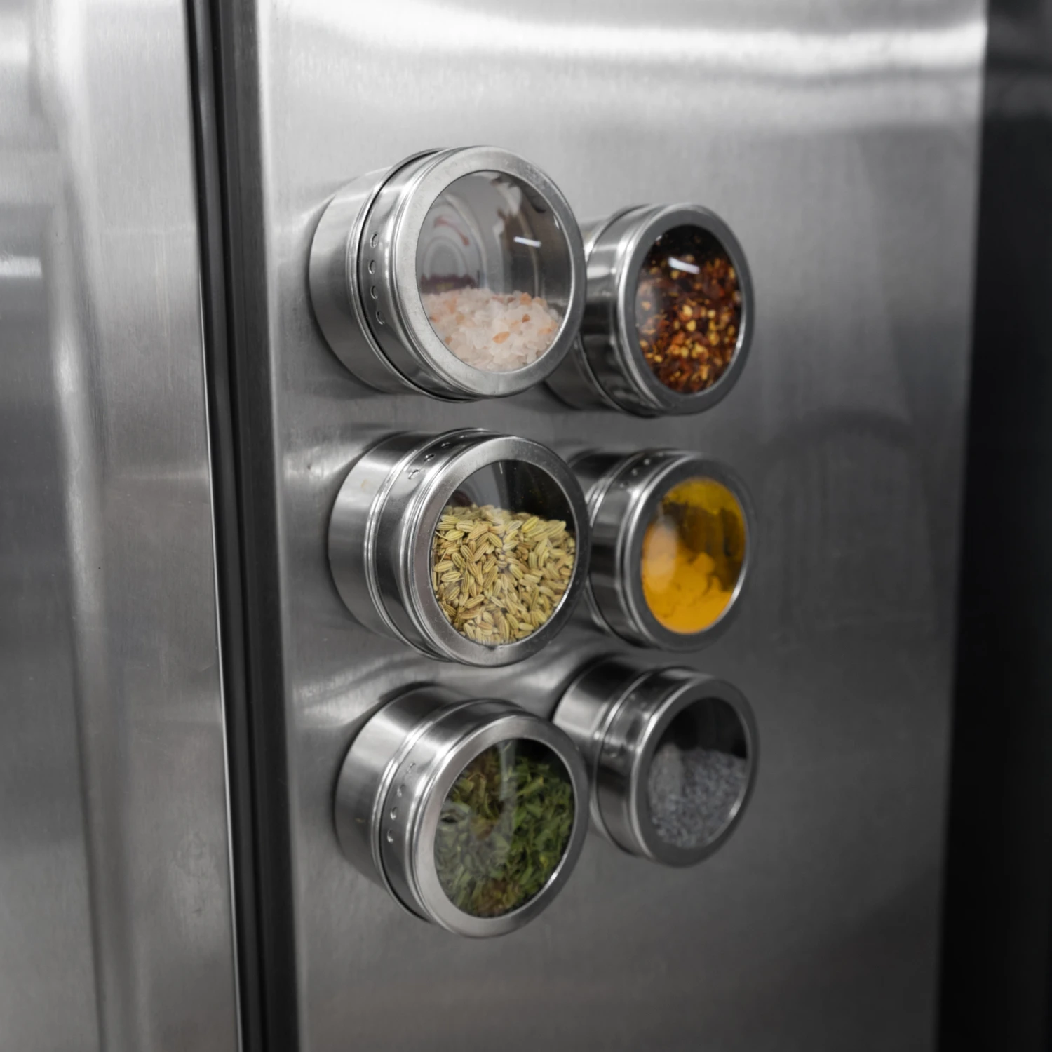 Blackwell Kruidenpotjes Magnetisch - Inclusief 6 Potjes - RVS 3 Blackwell Kruidenpotjes Magnetisch - Inclusief 6 Potjes - RVS - Afbeelding 3
