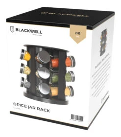 Blackwell Kruidenrek / Kruidencarrousel - Inclusief 12 Kruidenpotjes - Zwart -Aanbiedingen Keukenkracht Winkel Kruidenrek 12 units zwart Current View