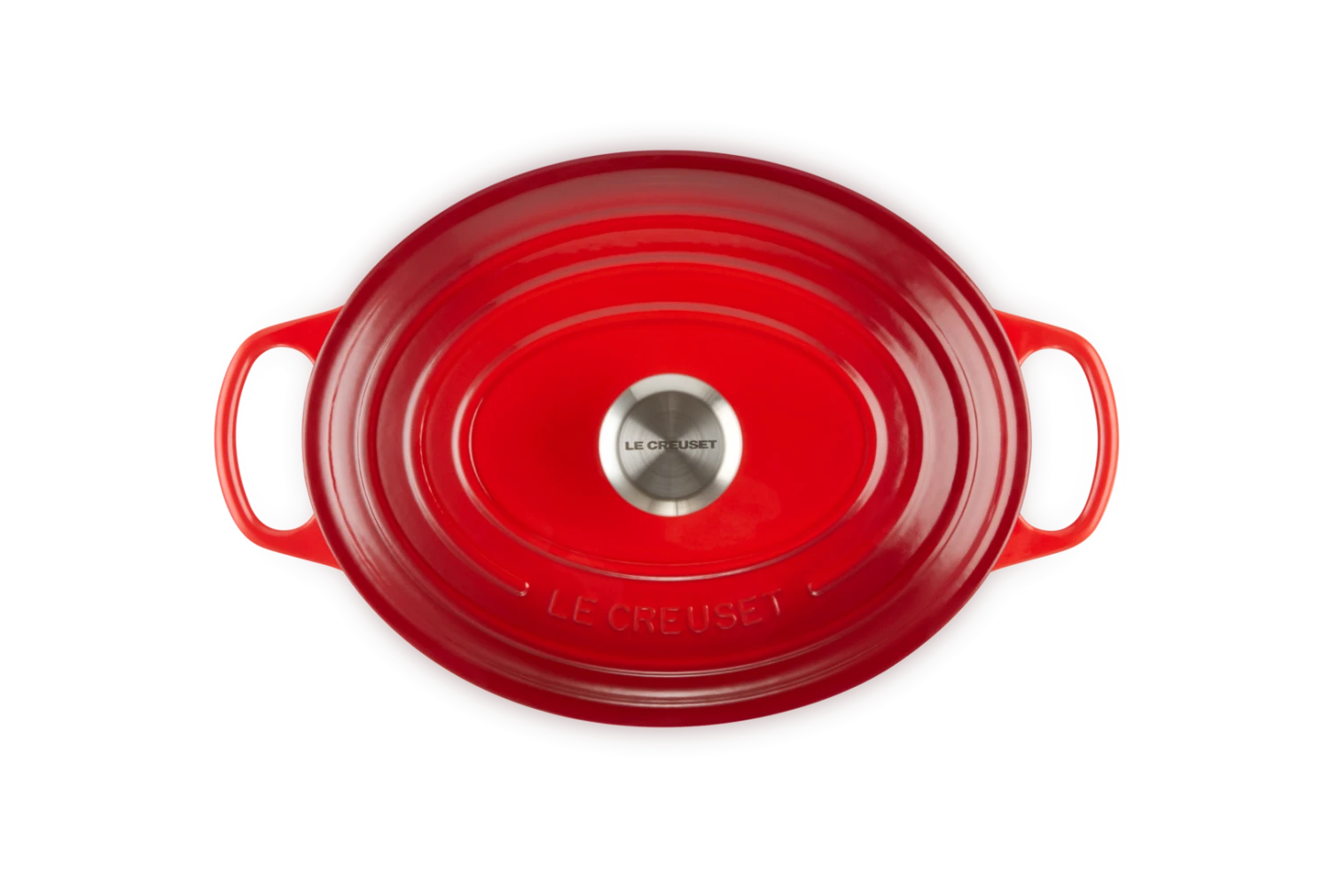Le Creuset Braadpan Signature - Ovaal - Kersenrood - ø 33 Cm / 7.5 Liter 4 Le Creuset Braadpan Signature - Ovaal - Kersenrood - ø 33 Cm / 7.5 Liter - Afbeelding 4