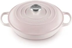 Le Creuset Braadpan Signature - Campagnard - Shell Pink - ΓΈ 26 Cm / 2.2 Liter