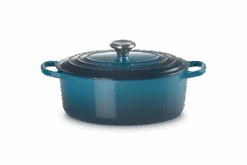 Le Creuset Braadpan Signature - Ovaal - Deap Teal - ø 29 Cm / 4.7 Liter 10 Le Creuset Braadpan Signature - Ovaal - Deap Teal - ø 29 Cm / 4.7 Liter -Aanbiedingen Keukenkracht Winkel LC 20210125 HL PS FS 21178296422430 001