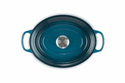 Le Creuset Braadpan Signature - Ovaal - Deap Teal - ø 29 Cm / 4.7 Liter 13 Le Creuset Braadpan Signature - Ovaal - Deap Teal - ø 29 Cm / 4.7 Liter -Aanbiedingen Keukenkracht Winkel LC 20210125 HL PS FS 21178296422430 004