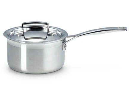 Le Creuset 3- Delige Pannenset 3-ply - RVS - Inductie - Koekenpan, Kookpan & Steelpan - Inclusief 2 Deksels 2 Le Creuset 3- Delige Pannenset 3-ply - RVS - Inductie - Koekenpan, Kookpan & Steelpan - Inclusief 2 Deksels - Afbeelding 2