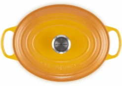 Le Creuset Braadpan Signature - Ovaal - Nectar - ø 29 Cm / 4.7 Liter -Aanbiedingen Keukenkracht Winkel LC 20220720 HL PS FS 21178296724430 004