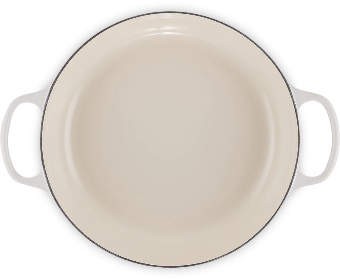 Le Creuset Braadpan Signature - Campagnard - Meringue - ø 30 Cm / 3.5 Liter 5 Le Creuset Braadpan Signature - Campagnard - Meringue - ø 30 Cm / 3.5 Liter - Afbeelding 5