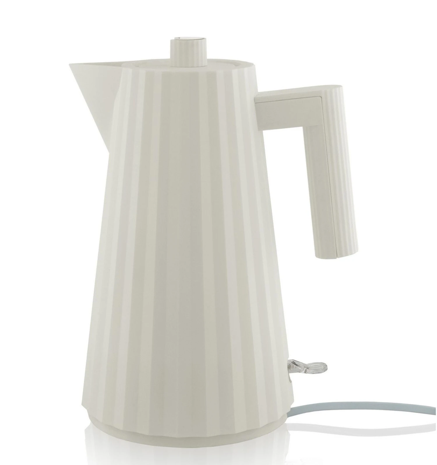 Alessi Waterkoker Plissé - Droogkookbeveiliging - Wit - Michele De Lucchi - 1.7 Liter - MDL06 W 3 Alessi Waterkoker Plissé - Droogkookbeveiliging - Wit - Michele De Lucchi - 1.7 Liter - MDL06 W - Afbeelding 3