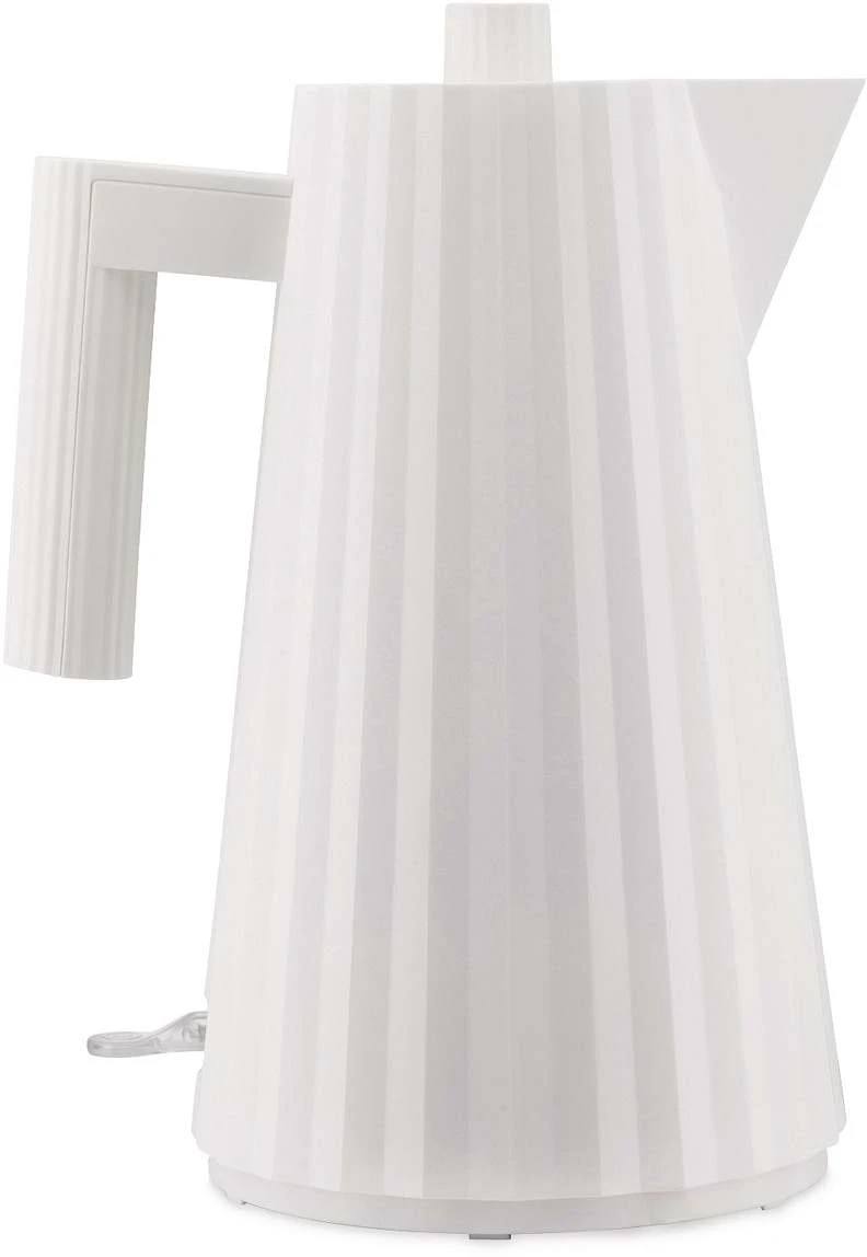 Alessi Waterkoker Plissé - Droogkookbeveiliging - Wit - Michele De Lucchi - 1.7 Liter - MDL06 W 1 Alessi Waterkoker Plissé - Droogkookbeveiliging - Wit - Michele De Lucchi - 1.7 Liter - MDL06 W
