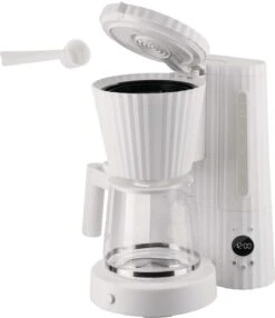 Alessi Filter-koffiezetapparaat Plissé - 1.5 Liter - Wit - Michele De Lucchi - MDL14 W -Aanbiedingen Keukenkracht Winkel MDL14 W 03 1x1 A4 3500pxl