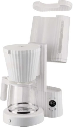 Alessi Filter-koffiezetapparaat Plissé - 1.5 Liter - Wit - Michele De Lucchi - MDL14 W -Aanbiedingen Keukenkracht Winkel MDL14 W 04 1x1 A4 3500pxl
