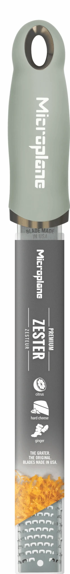 Microplane Rasp Premium Classic - Fijn - Sage Green -Aanbiedingen Keukenkracht Winkel Microplane Premium Classic 46723 Zester Sage Green decall