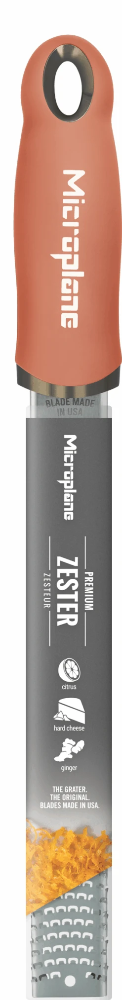 Microplane Rasp Premium Classic - Fijn - Cinnamon Orange -Aanbiedingen Keukenkracht Winkel Microplane Premium Classic 46823 Zester Cinnamon Orange decall