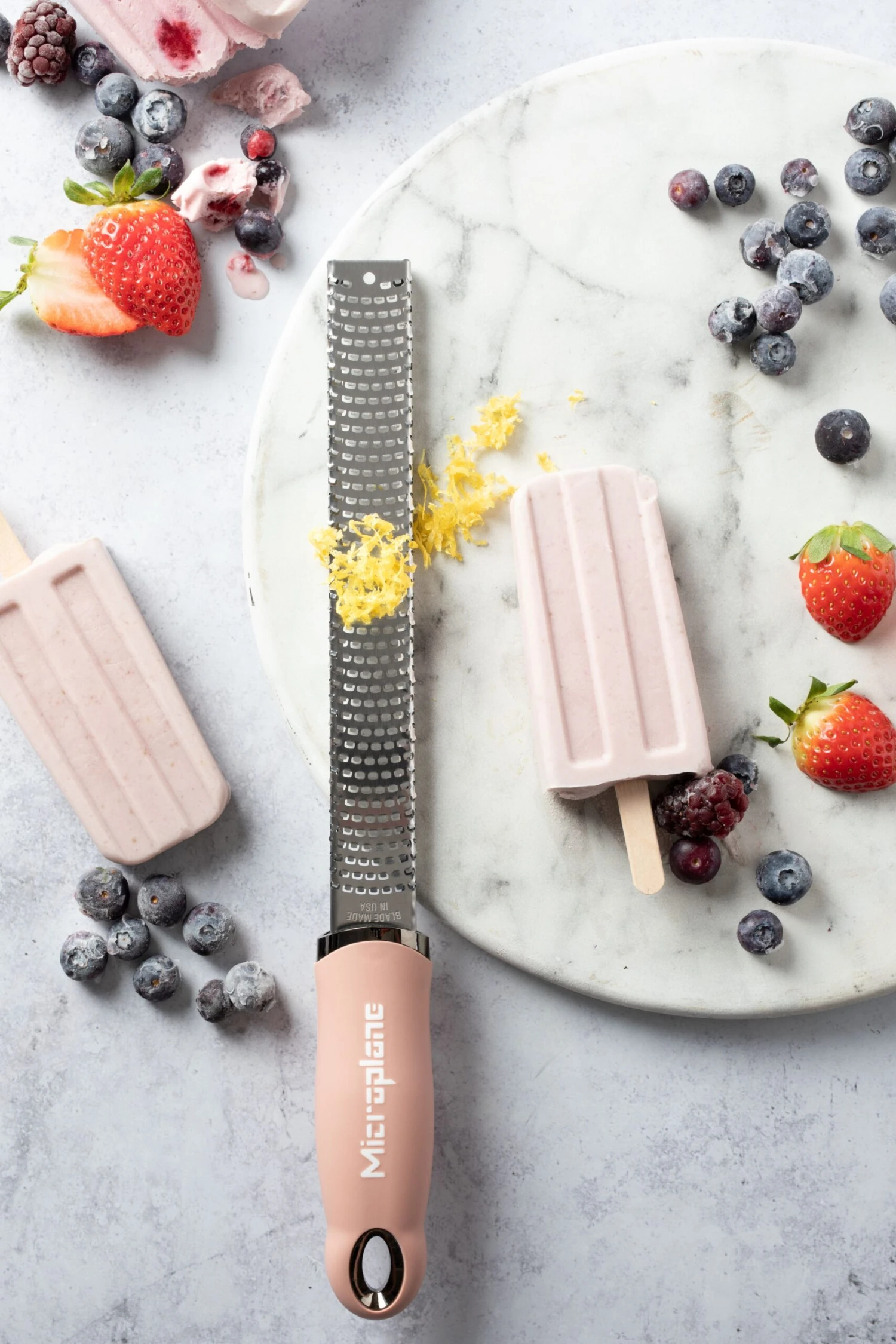 Microplane Rasp Premium Classic - Fijn - Dusty Rose 2 Microplane Rasp Premium Classic - Fijn - Dusty Rose - Afbeelding 2