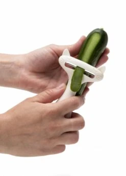 Peleg Design Dunschiller CatPeeler - Wit -Aanbiedingen Keukenkracht Winkel Peleg Design Dunschiller CatPeeler Wit 2