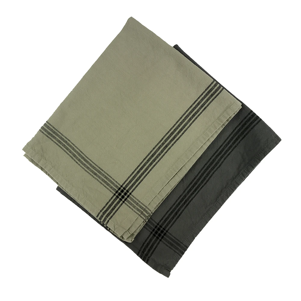 KOOK Theedoek Washed Khaki 50 X 70 Cm 2 KOOK Theedoek Washed Khaki 50 X 70 Cm - Afbeelding 2