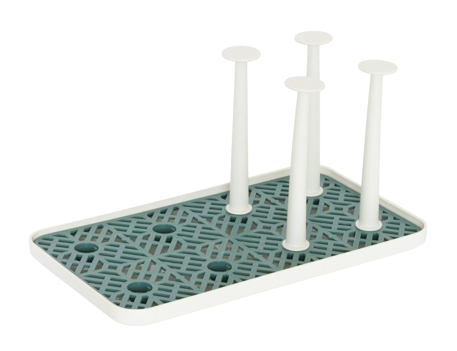 Sareva Afdruiprek Glazen / Flessendroger - Wit - 8 Glazen 3 Sareva Afdruiprek Glazen / Flessendroger - Wit - 8 Glazen - Afbeelding 3