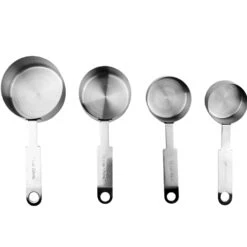 Sareva Maatschepjes - RVS - 4-delig -Aanbiedingen Keukenkracht Winkel Sareva maatschepjes RVS