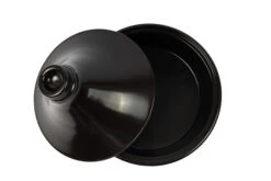 Cookinglife Tajine Regas - Aardewerk - Zwart - ø 32 Cm / 3 Liter -Aanbiedingen Keukenkracht Winkel Tajine zwart open