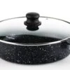 Westinghouse Hapjespan Black Marble - ø 28 Cm / 4.5 Liter - Standaard Anti-aanbaklaag