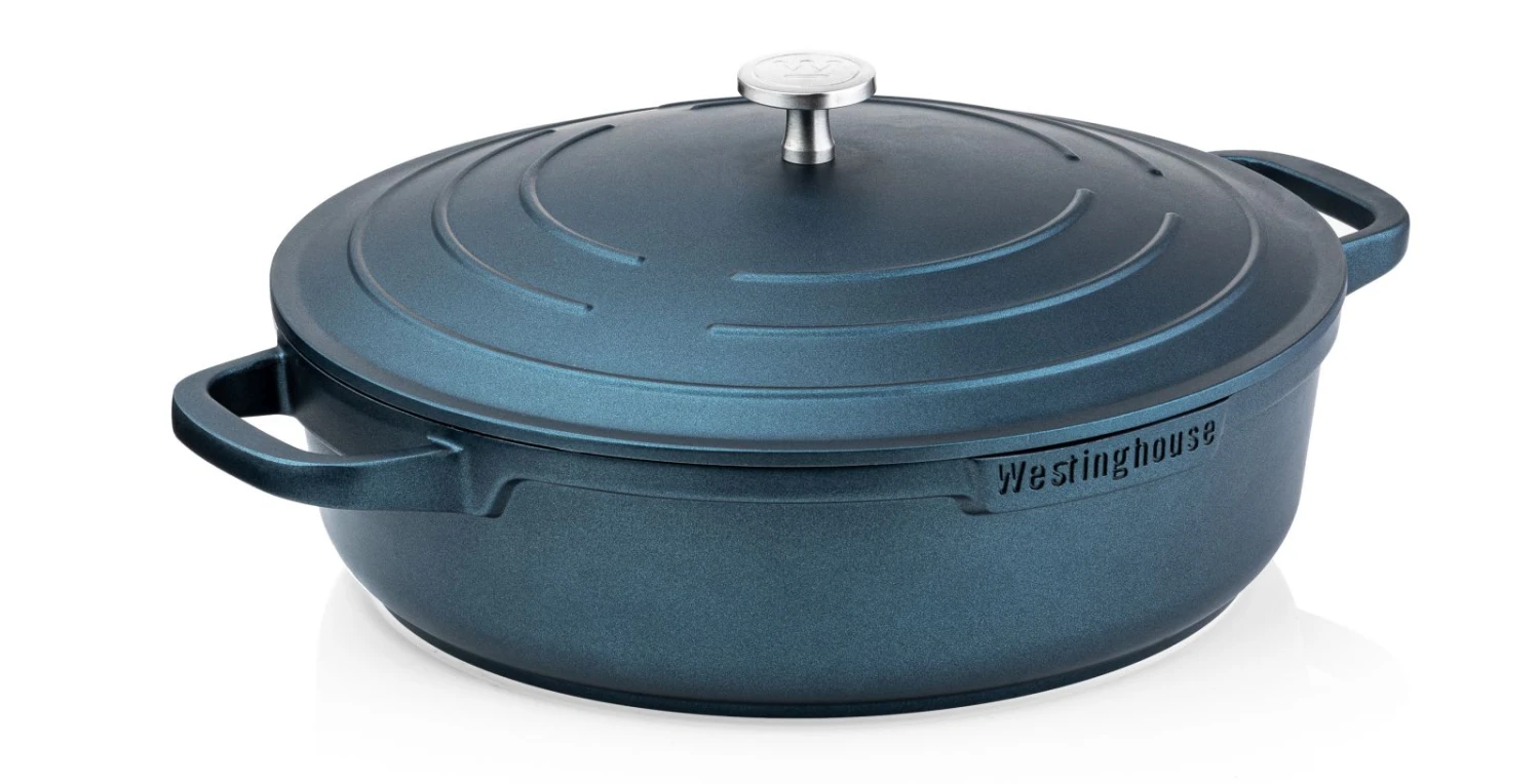 Westinghouse Hapjespan Performance - Bravery Blue - ø 28 Cm / 4.1 Liter - Standaard Anti-aanbaklaag 1 Westinghouse Hapjespan Performance - Bravery Blue - ø 28 Cm / 4.1 Liter - Standaard Anti-aanbaklaag
