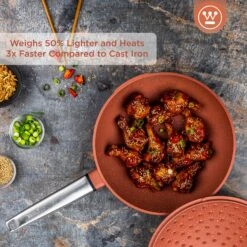 Westinghouse Wokpan Performance - Rebel Red - ø 28 Cm - Standaard Anti-aanbaklaag -Aanbiedingen Keukenkracht Winkel WCCW0095028OR 2