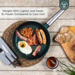 Westinghouse Koekenpan Performance - Gracious Green - ø 24 Cm - Standaard Anti-aanbaklaag -Aanbiedingen Keukenkracht Winkel WCFP0095024SG 2