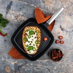 Westinghouse Grillpan Performance - Blissful Black - 28 X 28 Cm - Standaard Anti-aanbaklaag -Aanbiedingen Keukenkracht Winkel WCFP0095G28BK 9