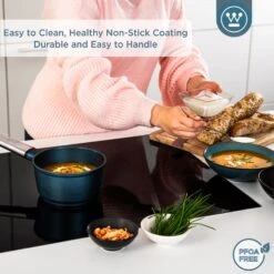 Westinghouse Steelpan Performance - Bravery Blue - ø 18 Cm / 1.9 Liter -Aanbiedingen Keukenkracht Winkel WCSP0095N18BL 4