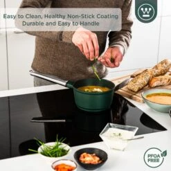 Westinghouse Steelpan Performance - Gracious Green - ø 18 Cm / 1.9 Liter -Aanbiedingen Keukenkracht Winkel WCSP0095N18SG 4