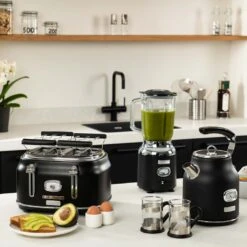 Westinghouse Blender Retro Collections - Liquorice Black - 1.5 Liter - WKBE221BK -Aanbiedingen Keukenkracht Winkel WKBE221BK Retro Table Blender 5