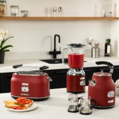 Westinghouse Blender Retro Collections - Cranberry Red - 1.5 Liter - WKBE221RD -Aanbiedingen Keukenkracht Winkel WKBE221RD Retro Table Blender 5