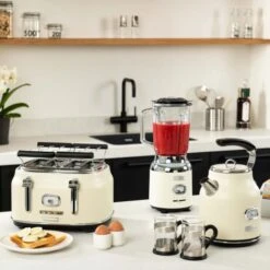 Westinghouse Blender Retro Collections - Vanilla White - 1.5 Liter - WKBE221WH -Aanbiedingen Keukenkracht Winkel WKBE221WH Retro Table Blender 5 600x600 1