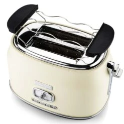 Westinghouse Broodrooster Retro Collections - 2 Sleuven - Vanilla White - WKTTB857WH -Aanbiedingen Keukenkracht Winkel WKTTB857WH Retro 2 Slice Toaster 3