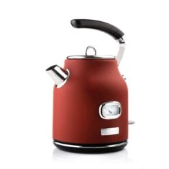 Westinghouse Waterkoker Retro Collections - 2200 W - Cranberry Red - 1.7 Liter - WKWKH148RD -Aanbiedingen Keukenkracht Winkel WKWK148RD Retro Kettle 1 600x600 1