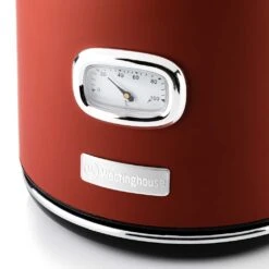 Westinghouse Waterkoker Retro Collections - 2200 W - Cranberry Red - 1.7 Liter - WKWKH148RD -Aanbiedingen Keukenkracht Winkel WKWK148RD Retro Kettle 2