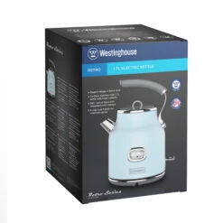Westinghouse Waterkoker Retro Collections - 2200 W - Blauw - 1.7 Liter - WKWKH148BU -Aanbiedingen Keukenkracht Winkel WKWKH148BU Electric Kettle Retro BLUE Box