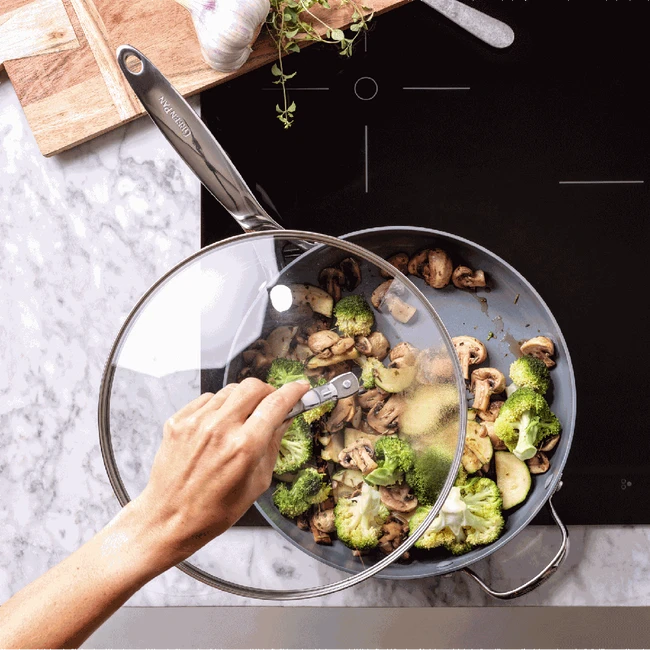 GreenPan Pannendeksel - Hittebestendig Glas - ø 24 Cm 4 GreenPan Pannendeksel - Hittebestendig Glas - ø 24 Cm - Afbeelding 4