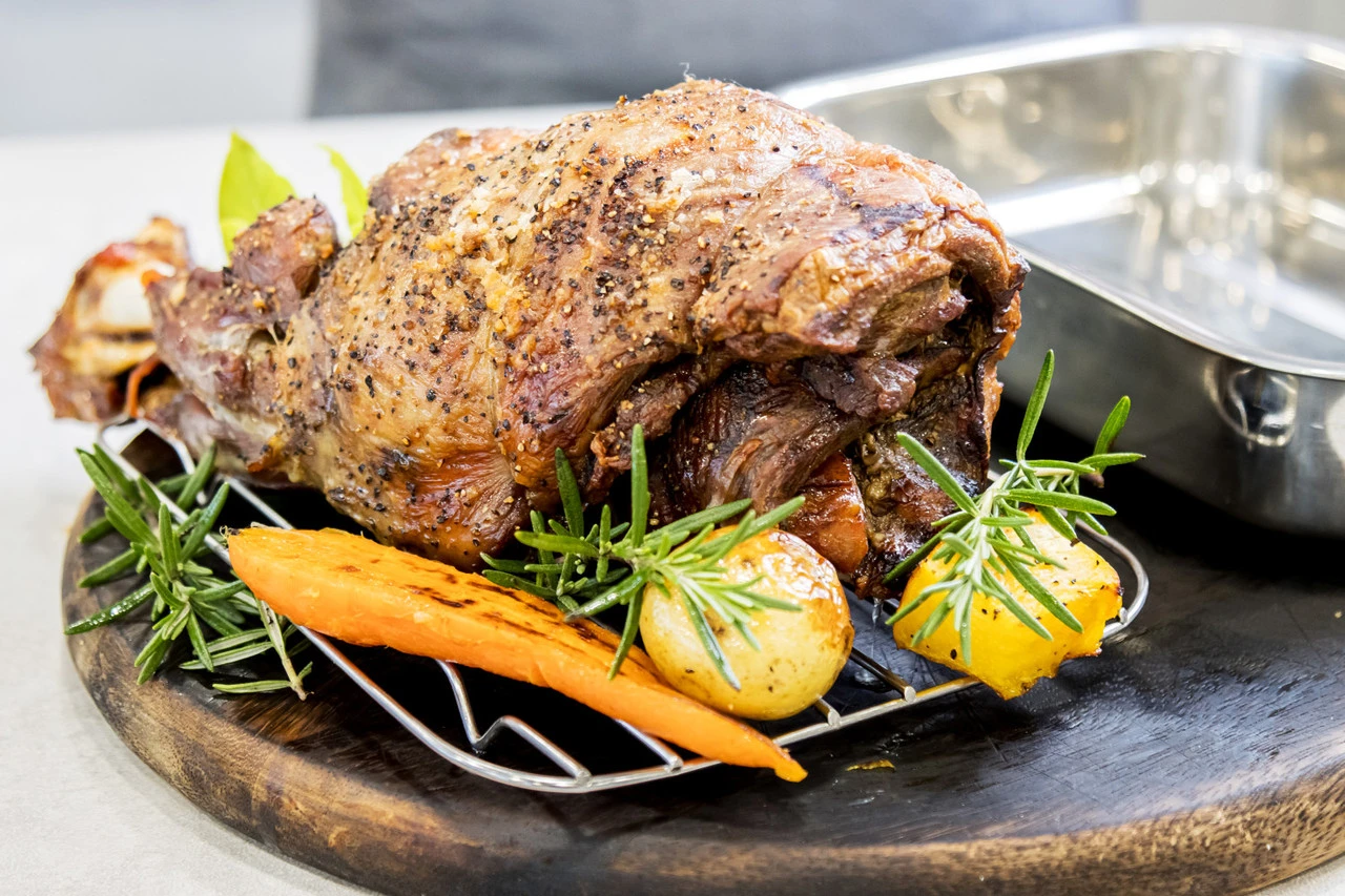 KitchenCraft Braadslede Met Rooster - 27 X 20 Cm 3 KitchenCraft Braadslede Met Rooster - 27 X 20 Cm - Afbeelding 3