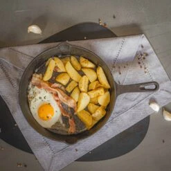 Blackwell Koekenpan - Gietijzer - ø 25 Cm - Zonder Anti-aanbaklaag -Aanbiedingen Keukenkracht Winkel jh gietijzer 002 7