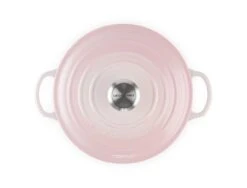 Le Creuset Braadpan Signature - Marmite - Shell Pink - ø 24 Cm / 3.1 Liter -Aanbiedingen Keukenkracht Winkel le creuset braadpan marmite shell pink 24cm 1