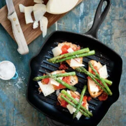 Le Creuset Grillpan Signature - Mat Zwart -26 X 26 Cm - Geëmailleerde Anti-aanbaklaag -Aanbiedingen Keukenkracht Winkel le creuset paistinpannu 1