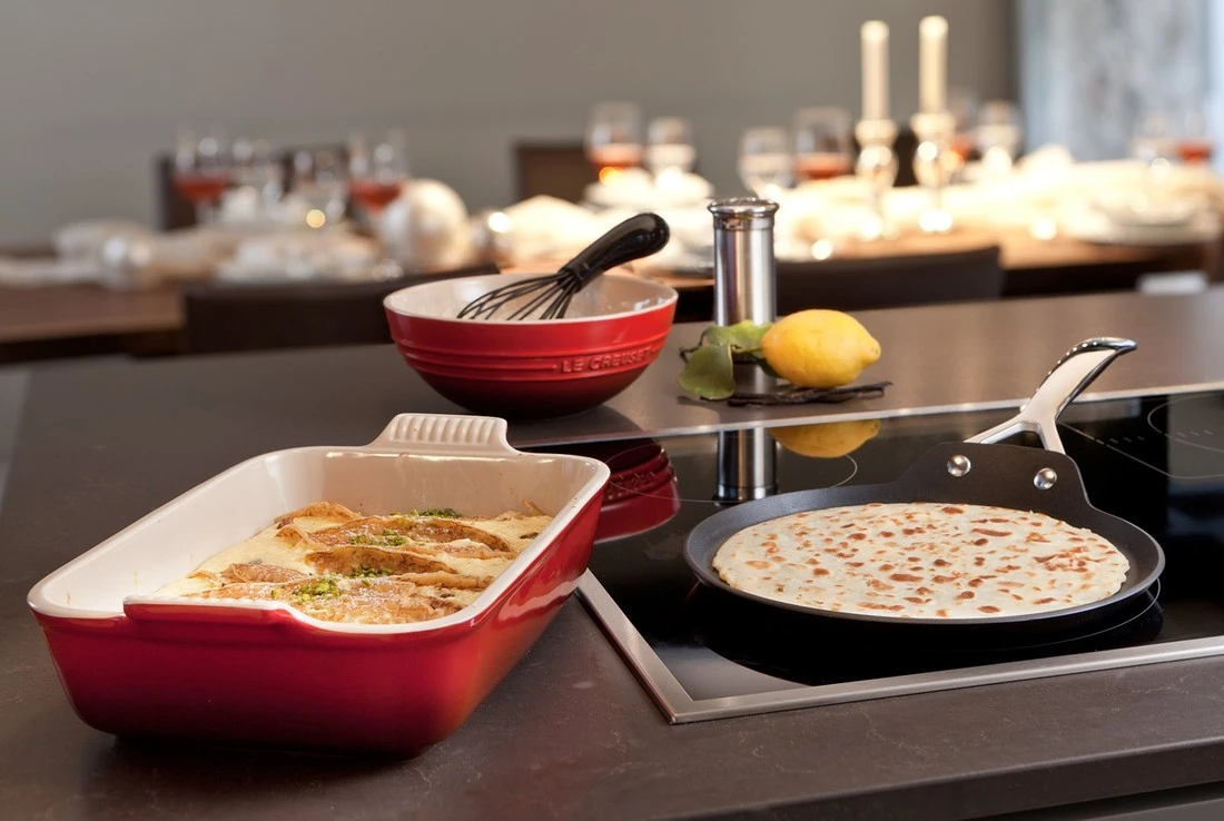 Le Creuset Pannenkoekenpan Les Forgées TNS - ø 24 Cm - Standaard Anti-aanbaklaag 3 Le Creuset Pannenkoekenpan Les Forgées TNS - ø 24 Cm - Standaard Anti-aanbaklaag - Afbeelding 3