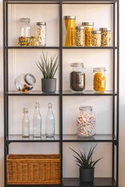 Sareva Voorraadpot - Glas / RVS Deksel - ø 8 Cm / 1 Liter 6 Sareva Voorraadpot - Glas / RVS Deksel - ø 8 Cm / 1 Liter -Aanbiedingen Keukenkracht Winkel opbergglas stellingkast 5 5